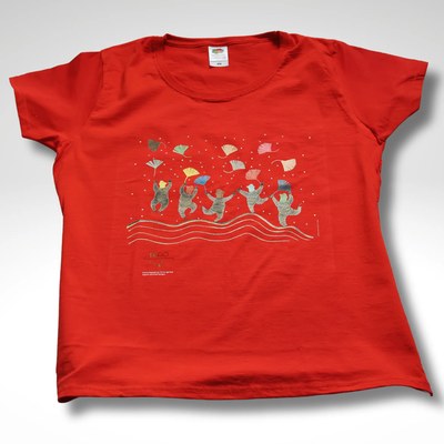 T-SHIRT ROSSA DA DONNA